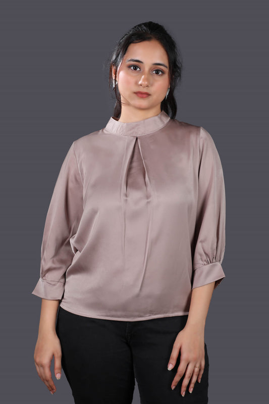 Front Pleat Top